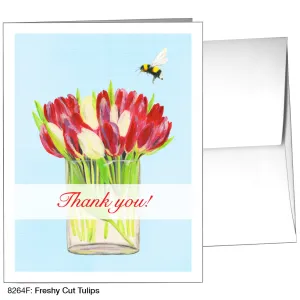 Freshly Cut Tulips, Greeting Card (8264F)