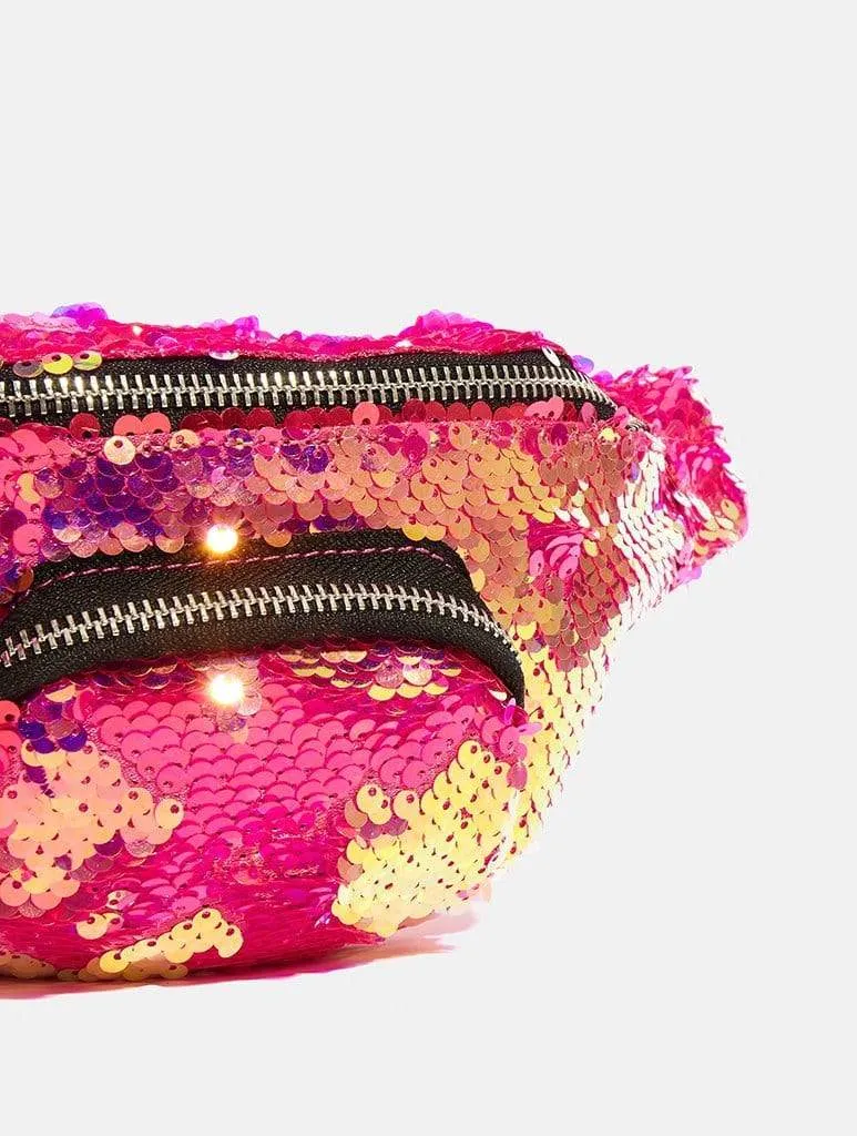 Fuchsia Sequin Bumbag