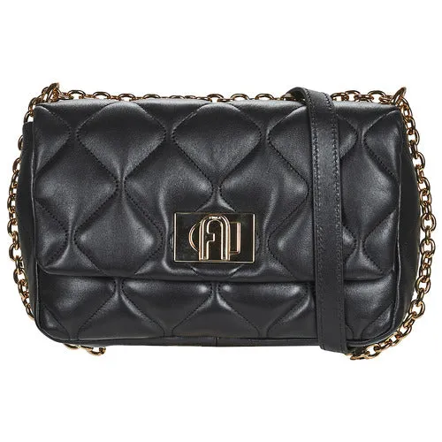 FURLA CROSSBODY S CROSSBODY 24 QUILTED IN BLACK