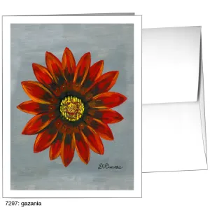 Gazania, Greeting Card (7297)