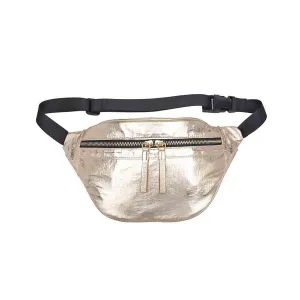 Glitz & Glam Gold Nylon Belt Bag