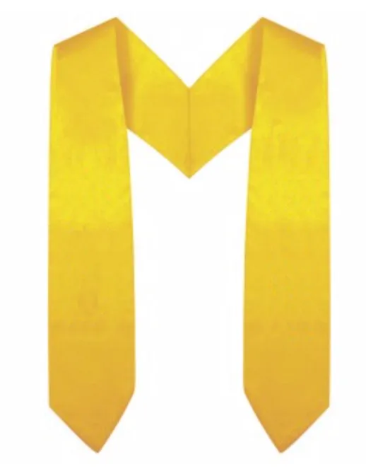 Gold Preschool / Kindergarten Graduation Stole