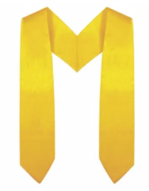 Gold Preschool / Kindergarten Graduation Stole