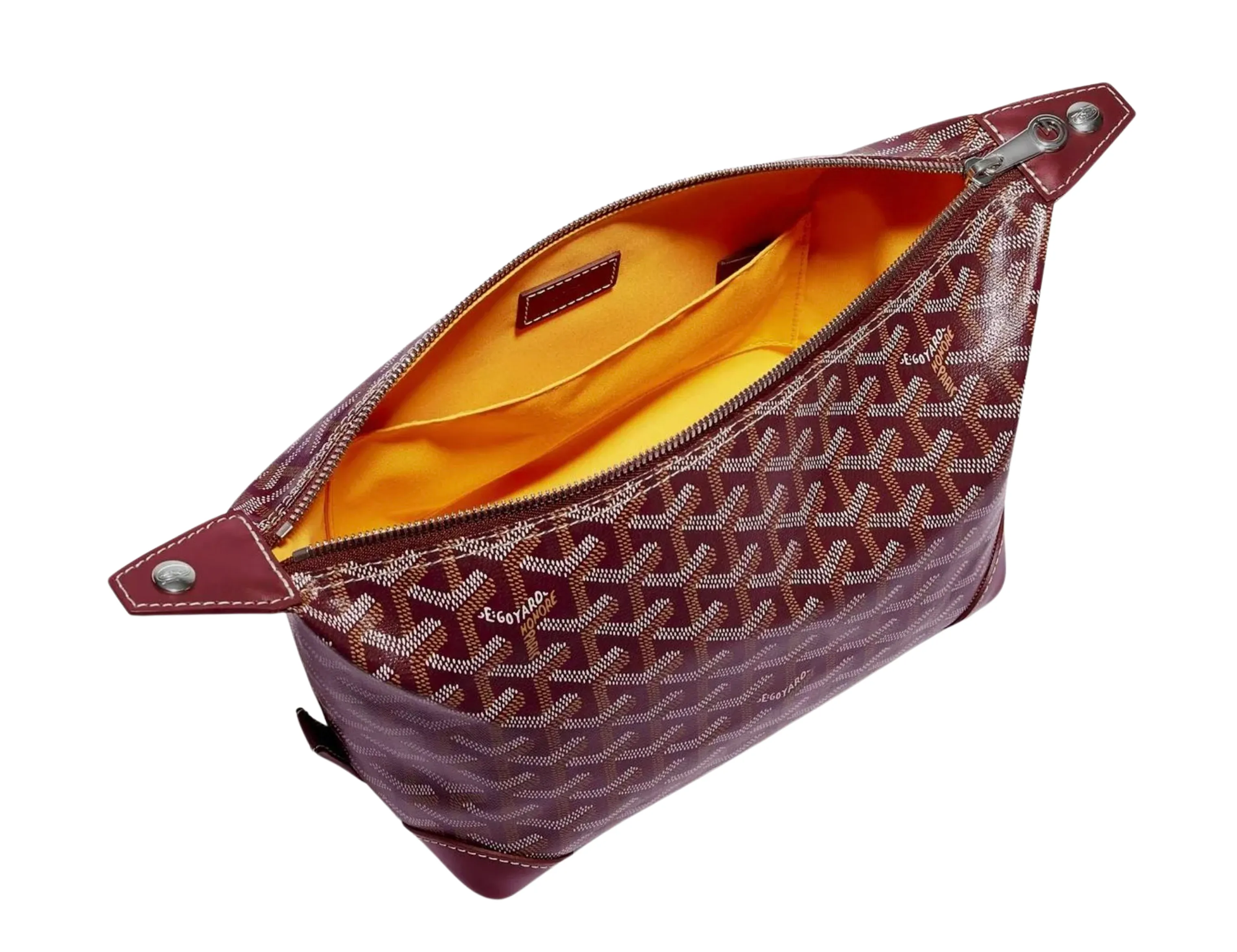 Goyard 'Burgundy' Bowling 25 Toiletry Bag