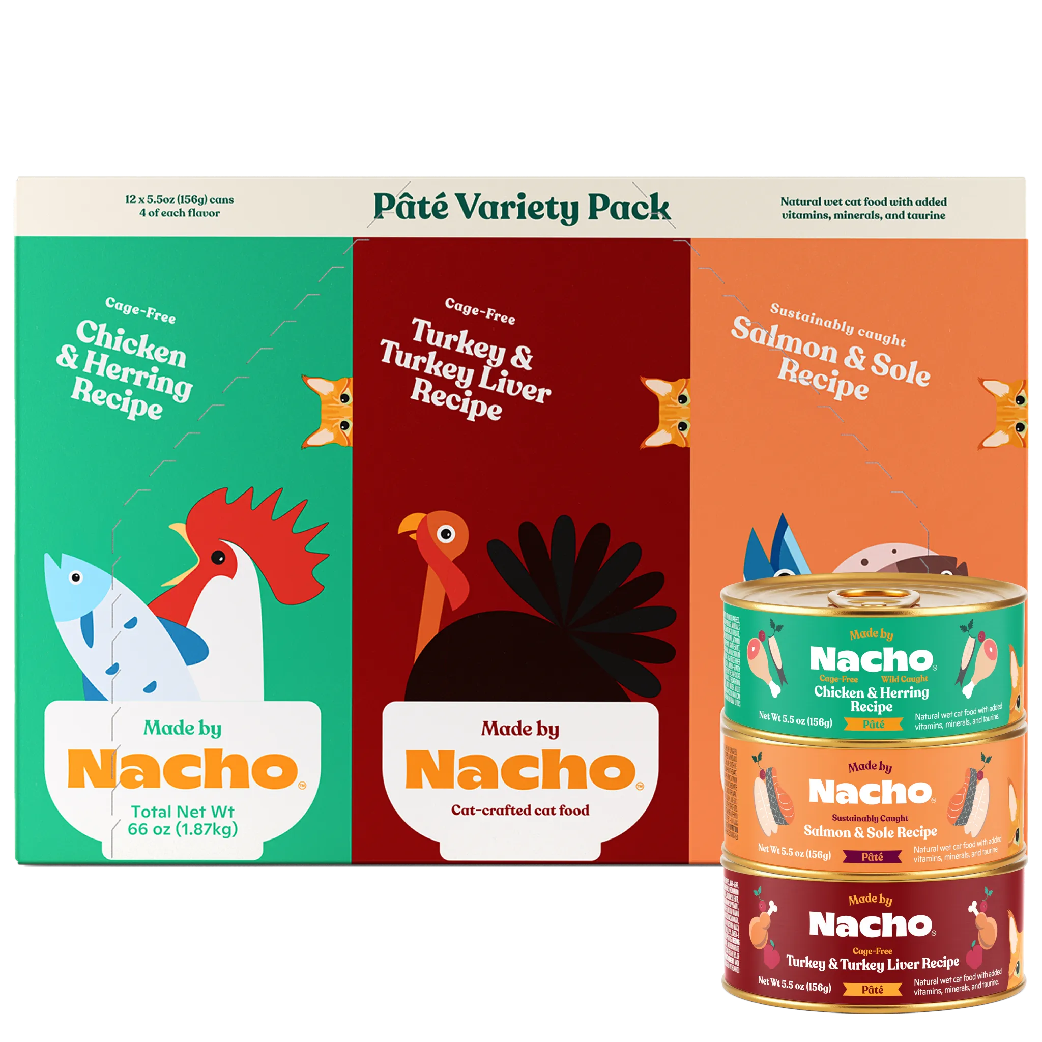 Grain-Free Pâté Canned Variety Pack - 5.5 oz