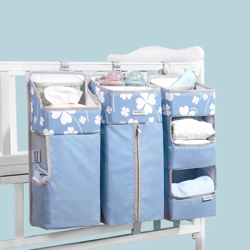 Hanging Crib Organizer for Baby Essentials