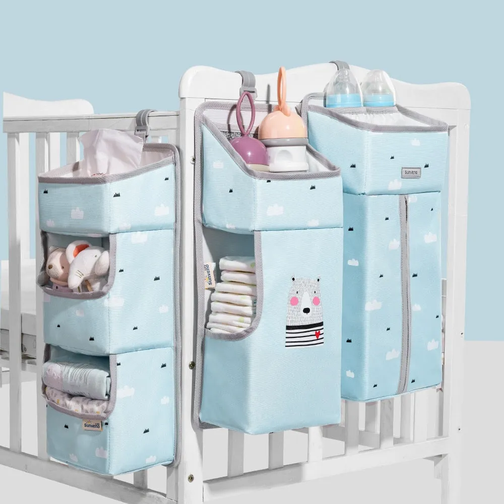 Hanging Crib Organizer for Baby Essentials