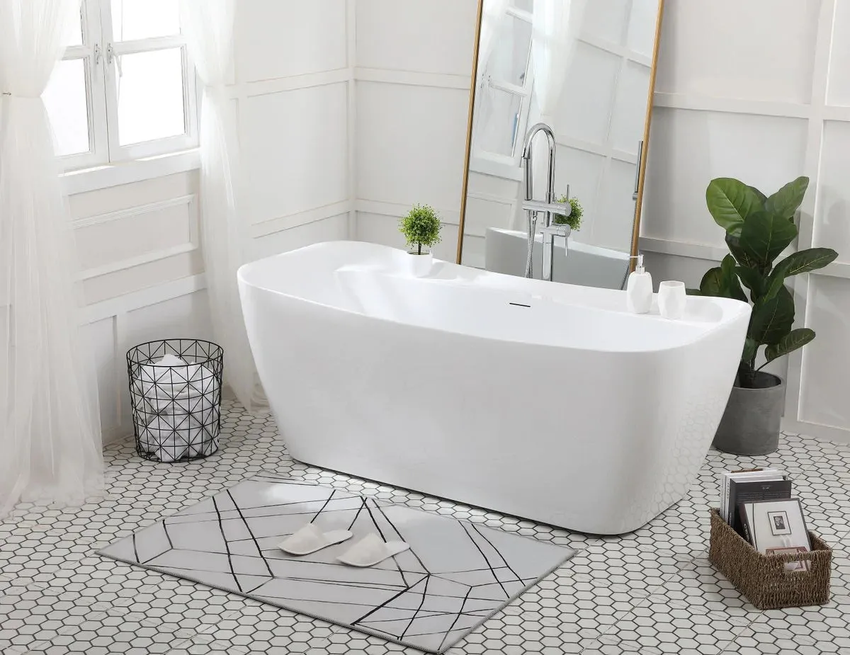 Harrieta 67" Soaking Bathtub