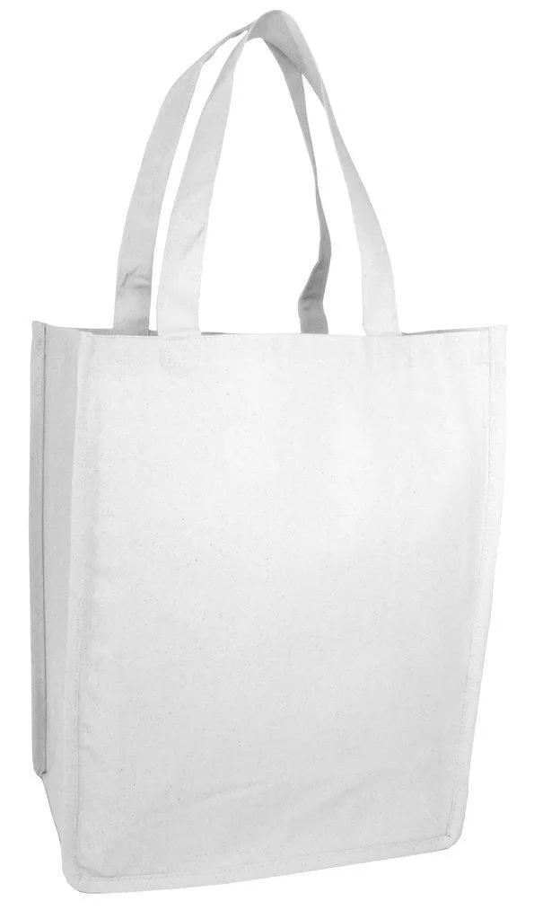 HEAVY SHOPPER CANVAS TOTE BAG