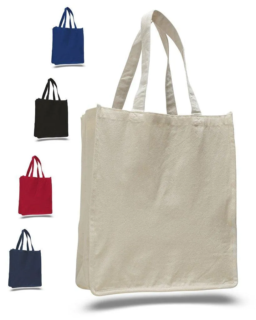 HEAVY SHOPPER CANVAS TOTE BAG