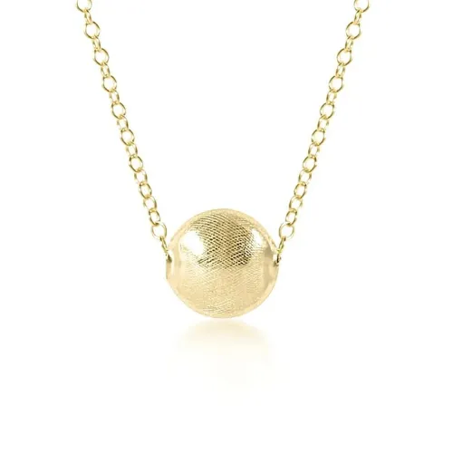 Honesty Gold Bead Necklace