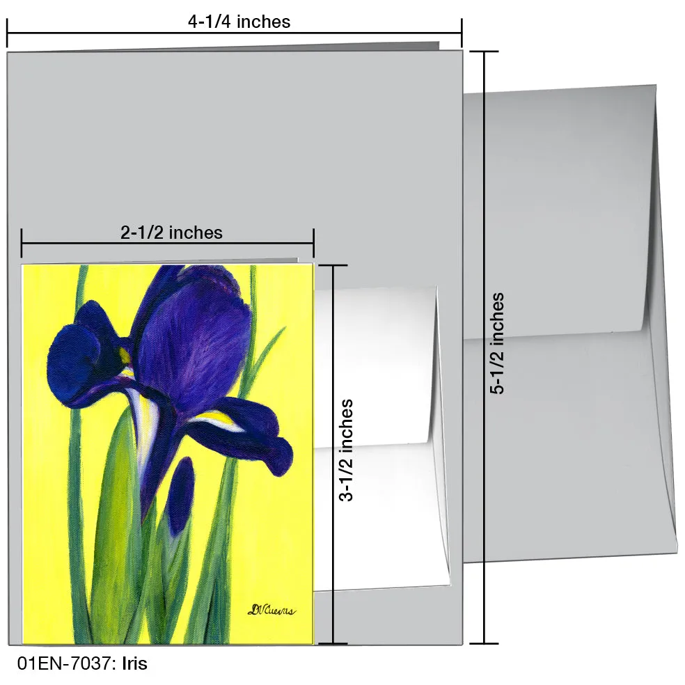 Iris, Greeting Card (7037)