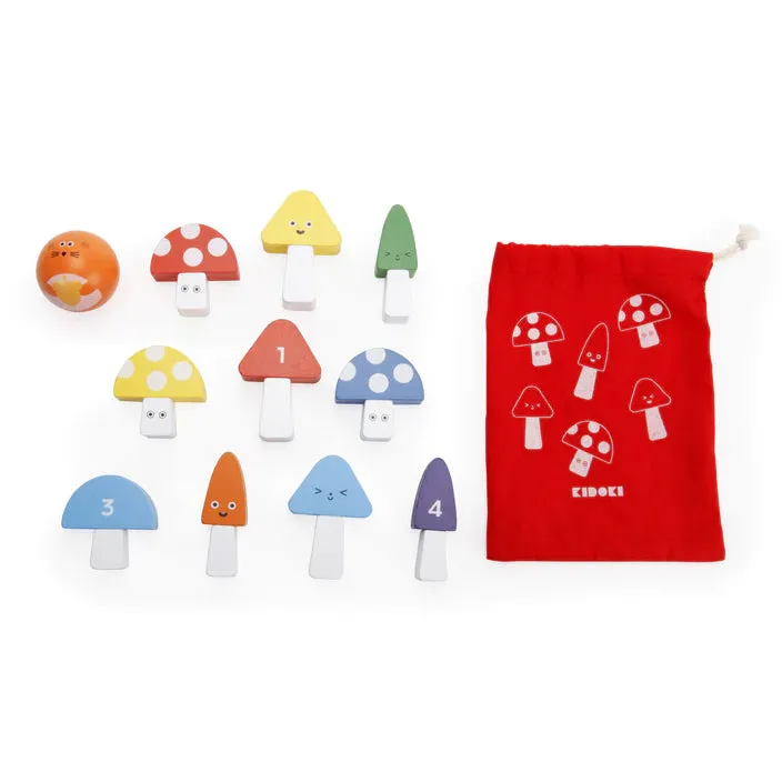 IT'S A STRIKE! MINI MUSHROOM BOWLING SET