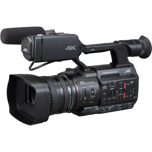 JVC GY-HC500U Handheld Connected Cam 4K Professional Camcorder Advanced Bundle