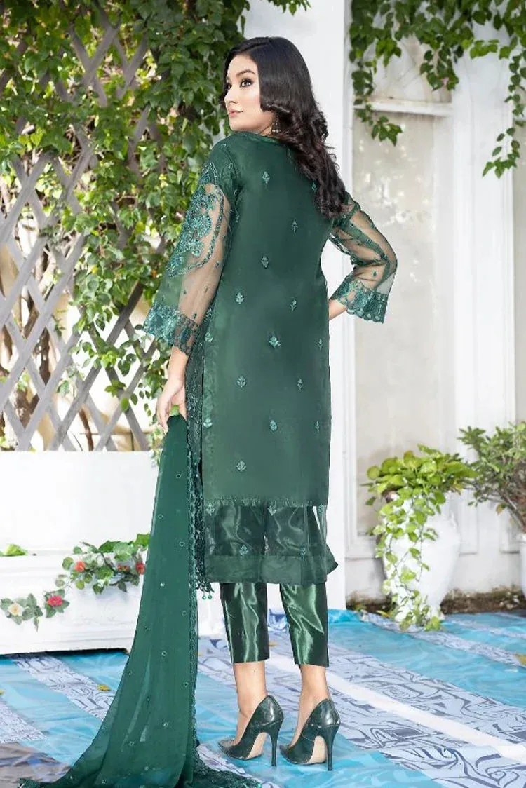 Ketifa - Formals Unstitched Collection - Luxurious Green