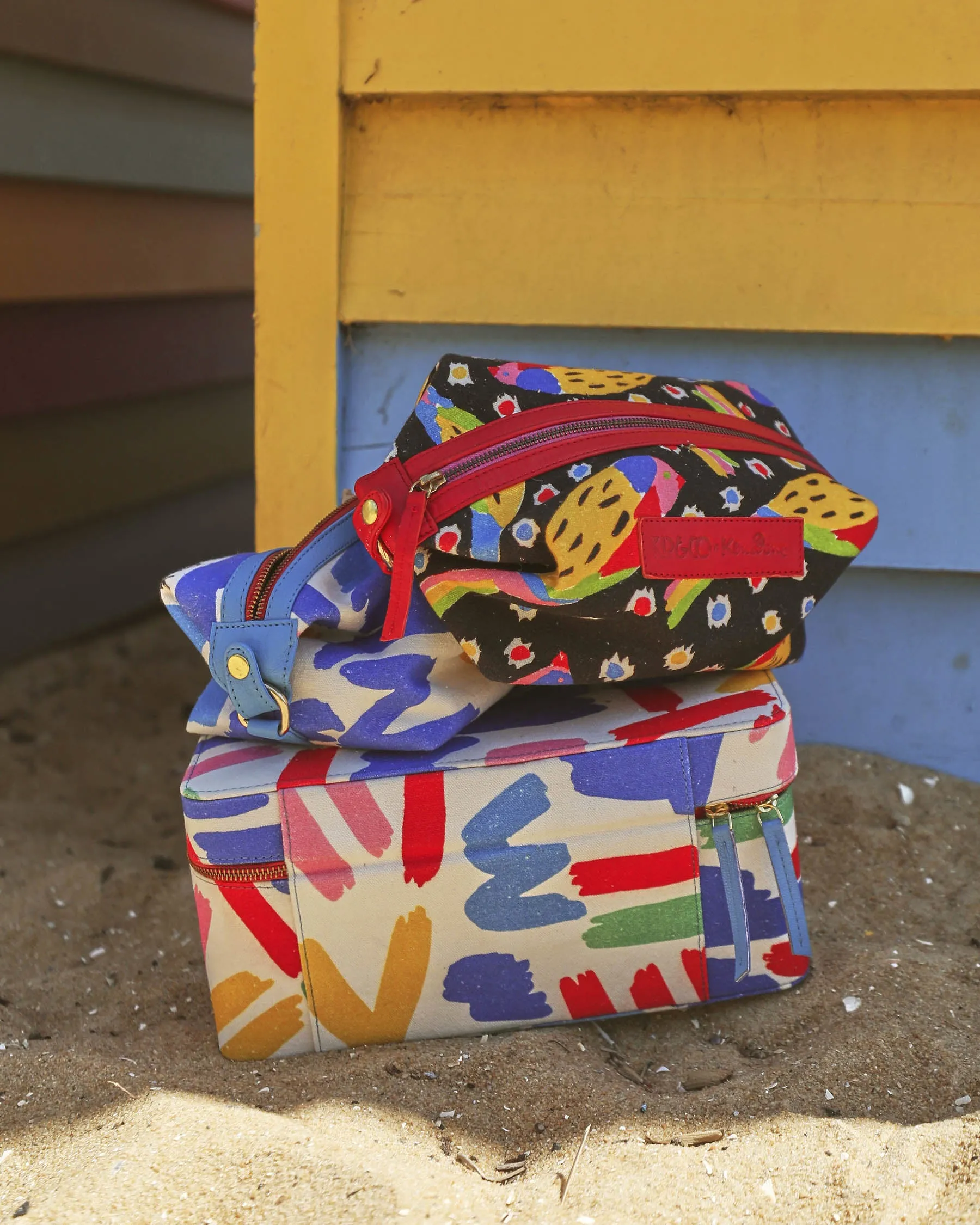 Kip&Co X Ken Done Parrot Party Toiletry Bag