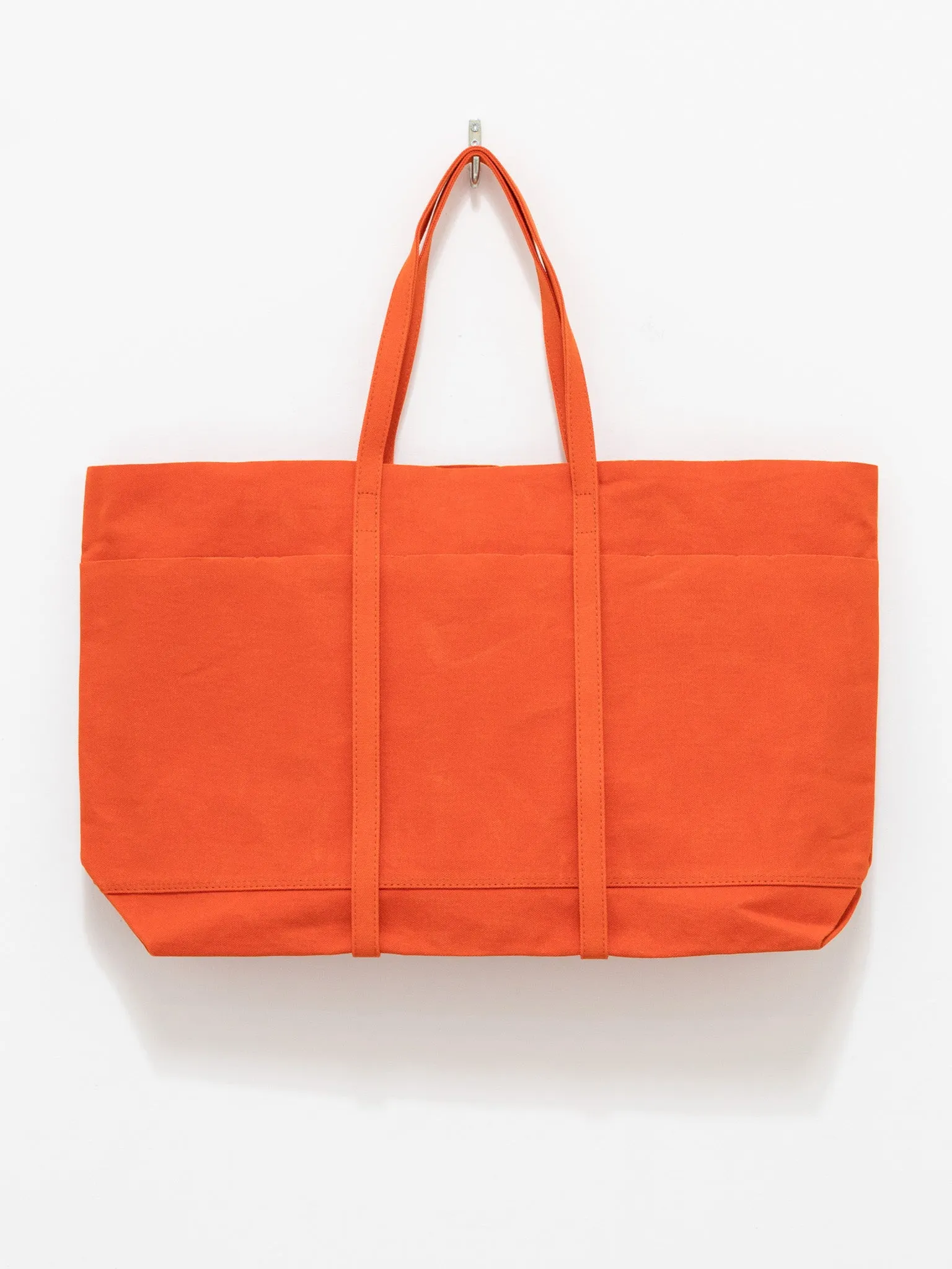 Large Light Ounce Canvas Tote - Orange