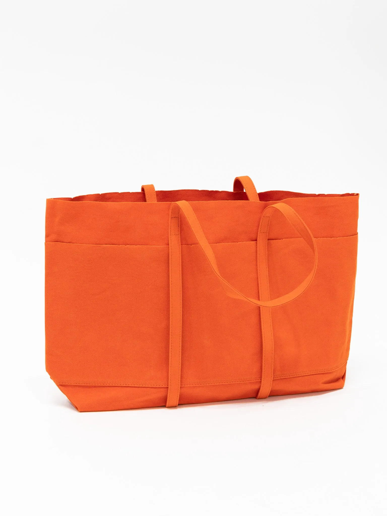 Large Light Ounce Canvas Tote - Orange