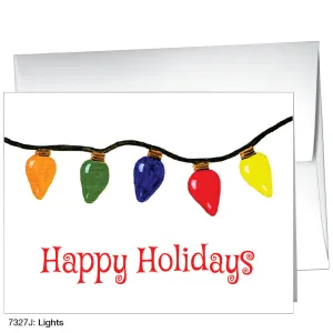 Lights, Greeting Card (7327J)