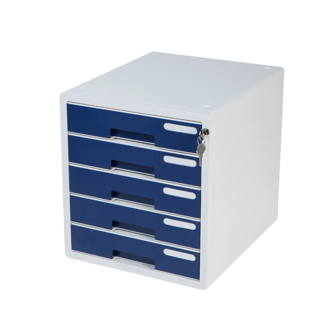 Litem System Color File 5 Drawers Cabinet