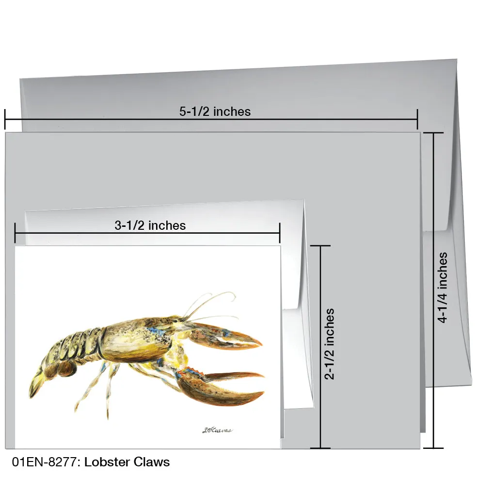 Lobster Claws, Greeting Card (8277)