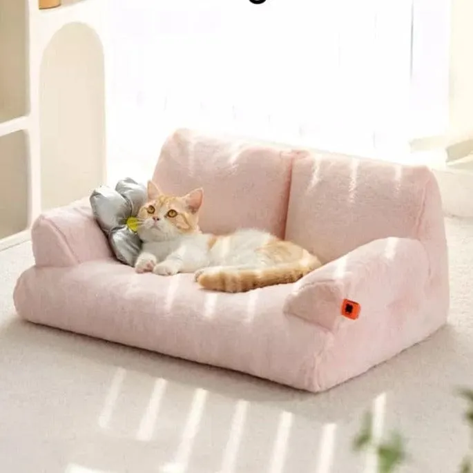 Luxurious Cat Sofa and Cushion