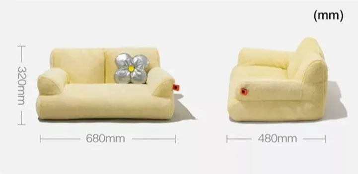 Luxurious Cat Sofa and Cushion