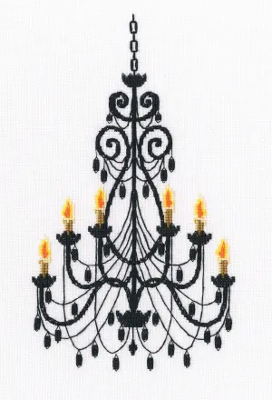 Luxurious chandelier M802 Counted Cross Stitch Kit