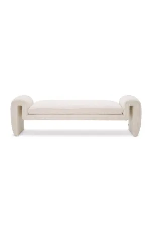 Luxurious Contemporary Boucle Bench | Eichholtz Tondo