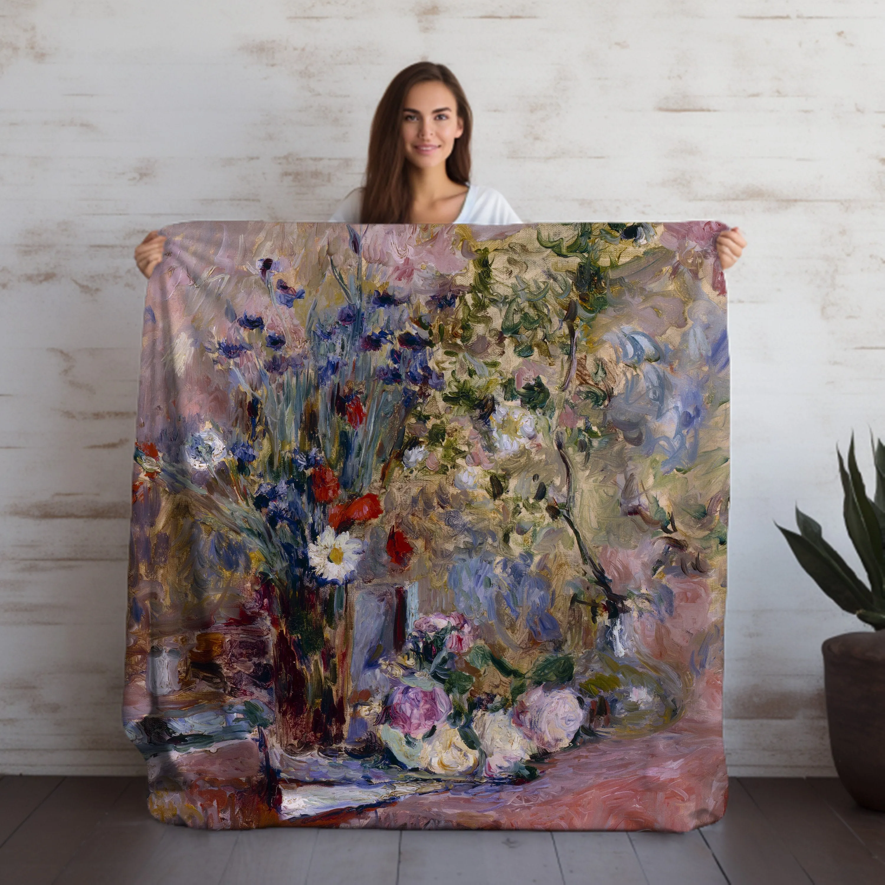 Luxurious Plush Velveteen Throw Blanket