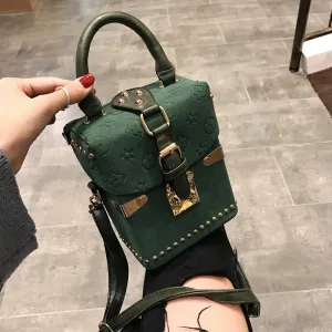 Luxury Handbag for Women New Rivet Totes Shoulder Bag  Fashion Women Clutch Bag Mini Box Crossbody Bag Brand Messenger Lady Bag