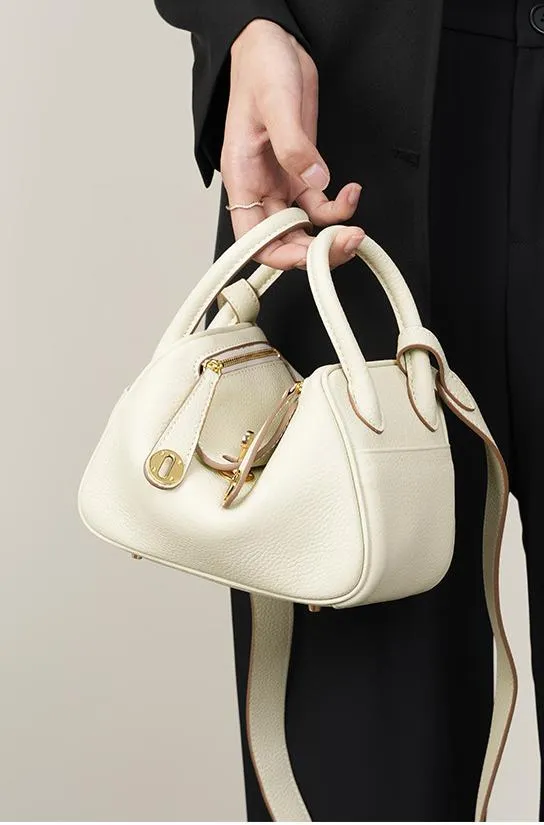 mini lindy 18cm crossbody shoulder bag 2386 cream white