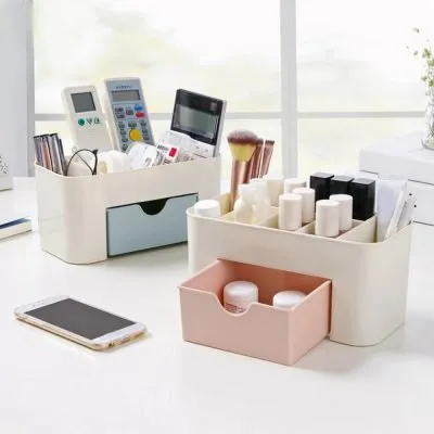 Mini Makeup Storage Box - Desk Organizer