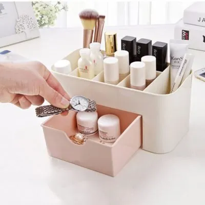 Mini Makeup Storage Box - Desk Organizer