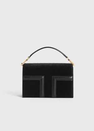 Mini T-Flap pony hair bag black