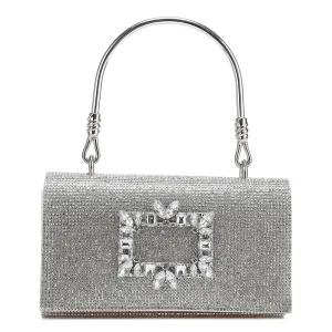 Mini Top Handle Rhinestone Bag