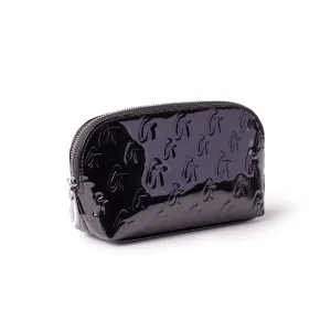 MONOGRAM COSMETIC POUCH - MIRROR BLACK