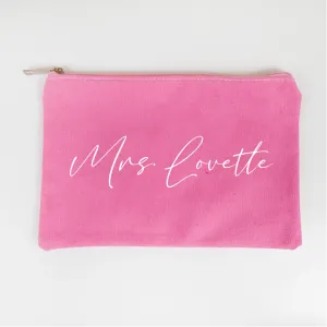 Mrs. Lovette Custom Makeup Bag