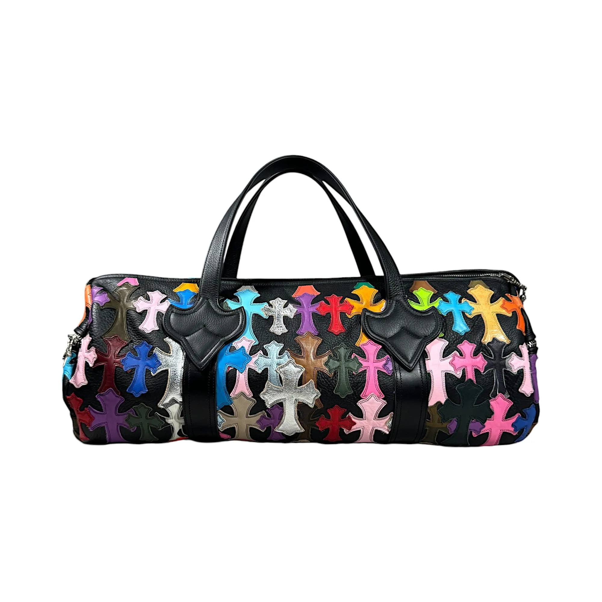 Multi Color Cross Patch Duffle Bag Large (S)