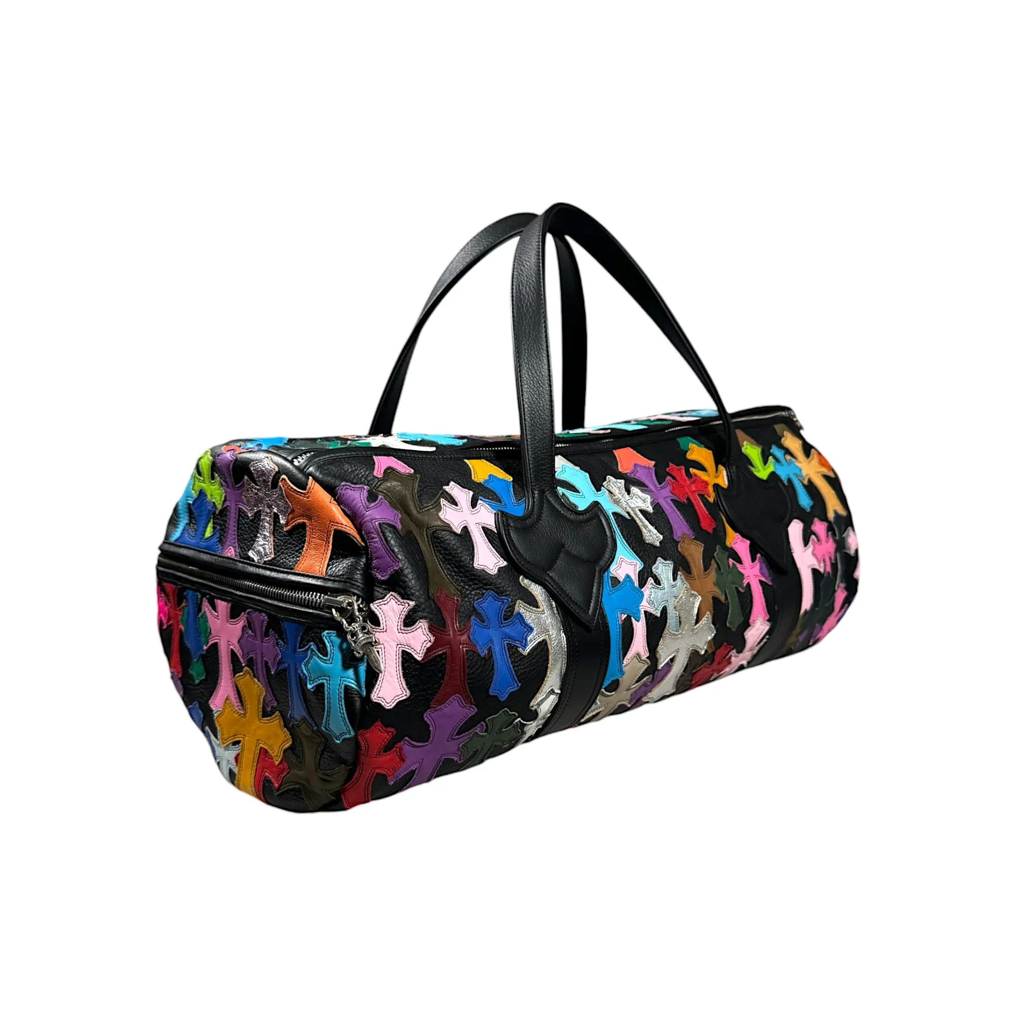 Multi Color Cross Patch Duffle Bag Large (S)