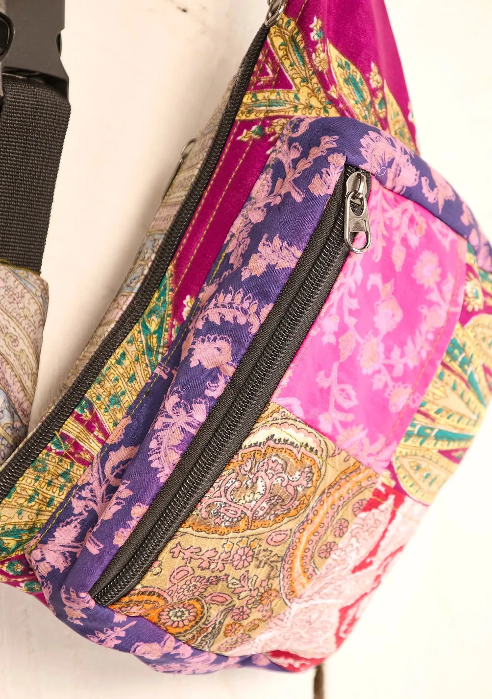 Mystery Recycled Sari Patchwork Fanny Pack