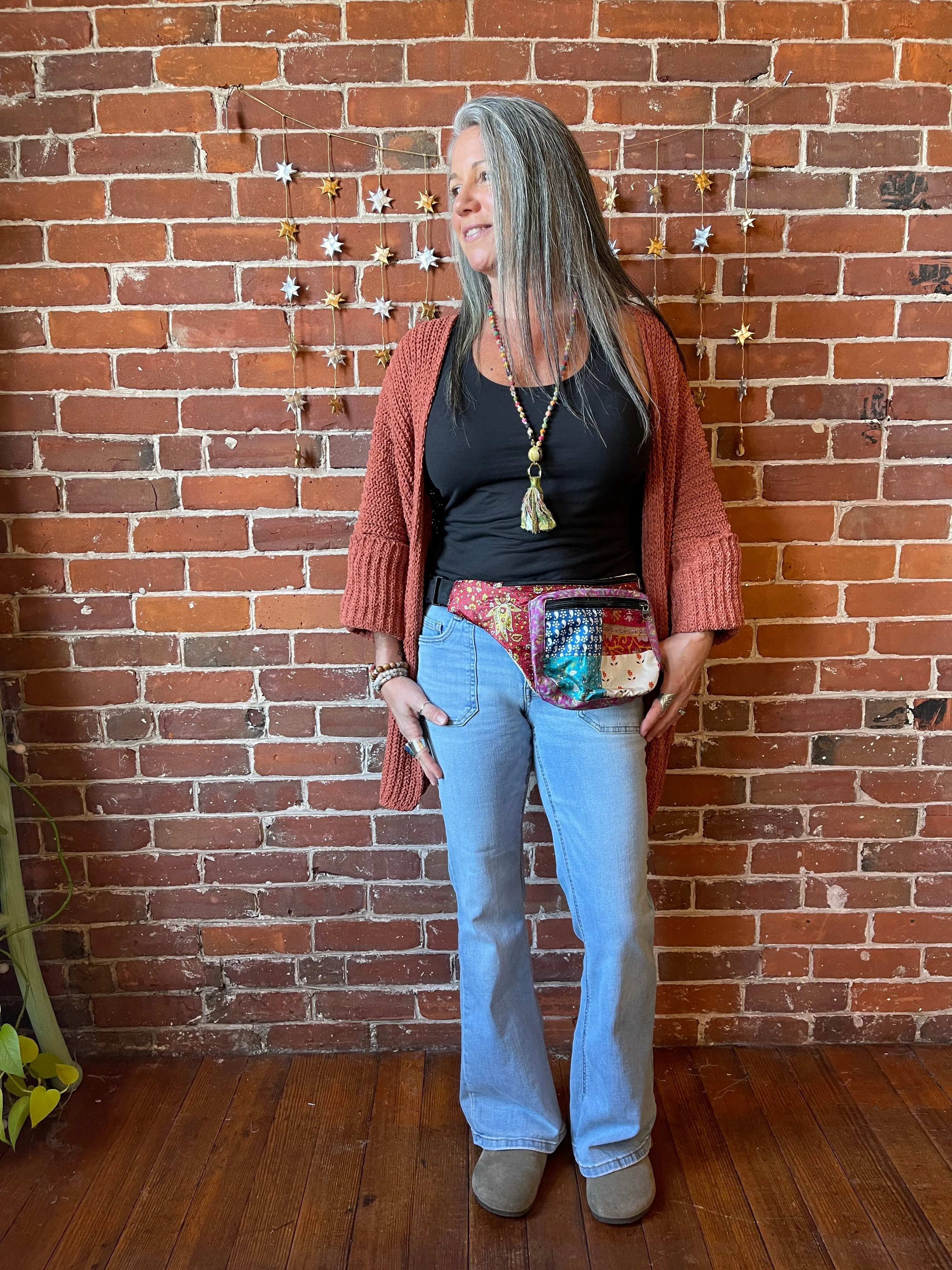 Mystery Recycled Sari Patchwork Fanny Pack