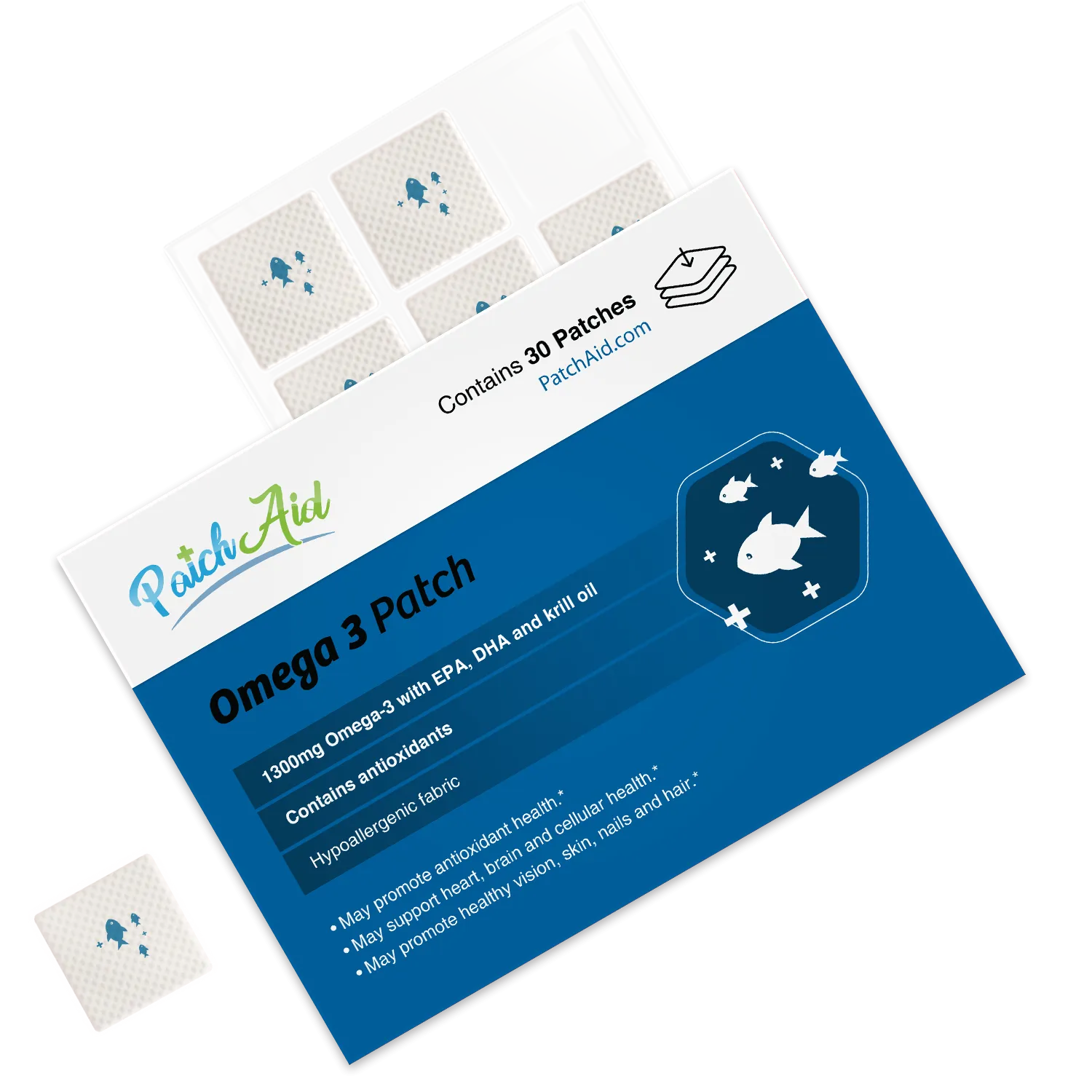 Omega-3 Vitamin Patch - Heart & Brain Health Support