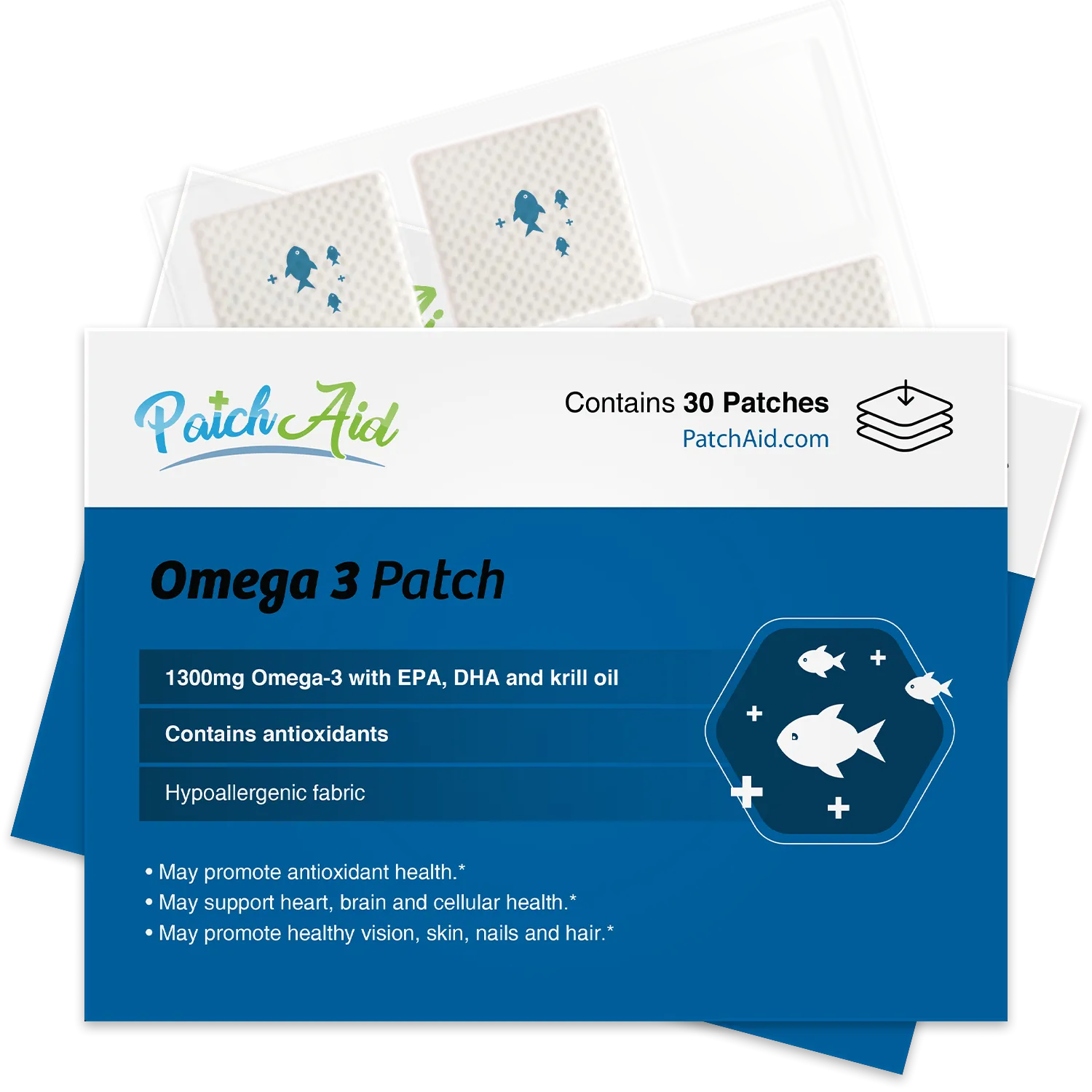 Omega-3 Vitamin Patch - Heart & Brain Health Support