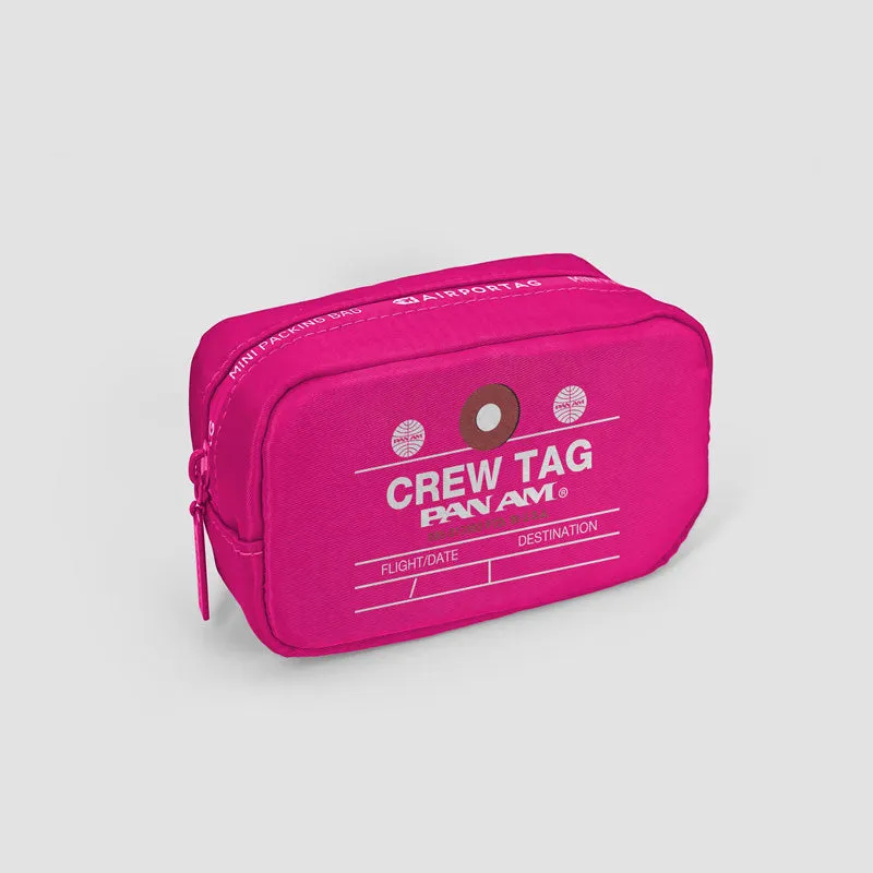 Pan Am - Crew Tag - Mini Packing Bag