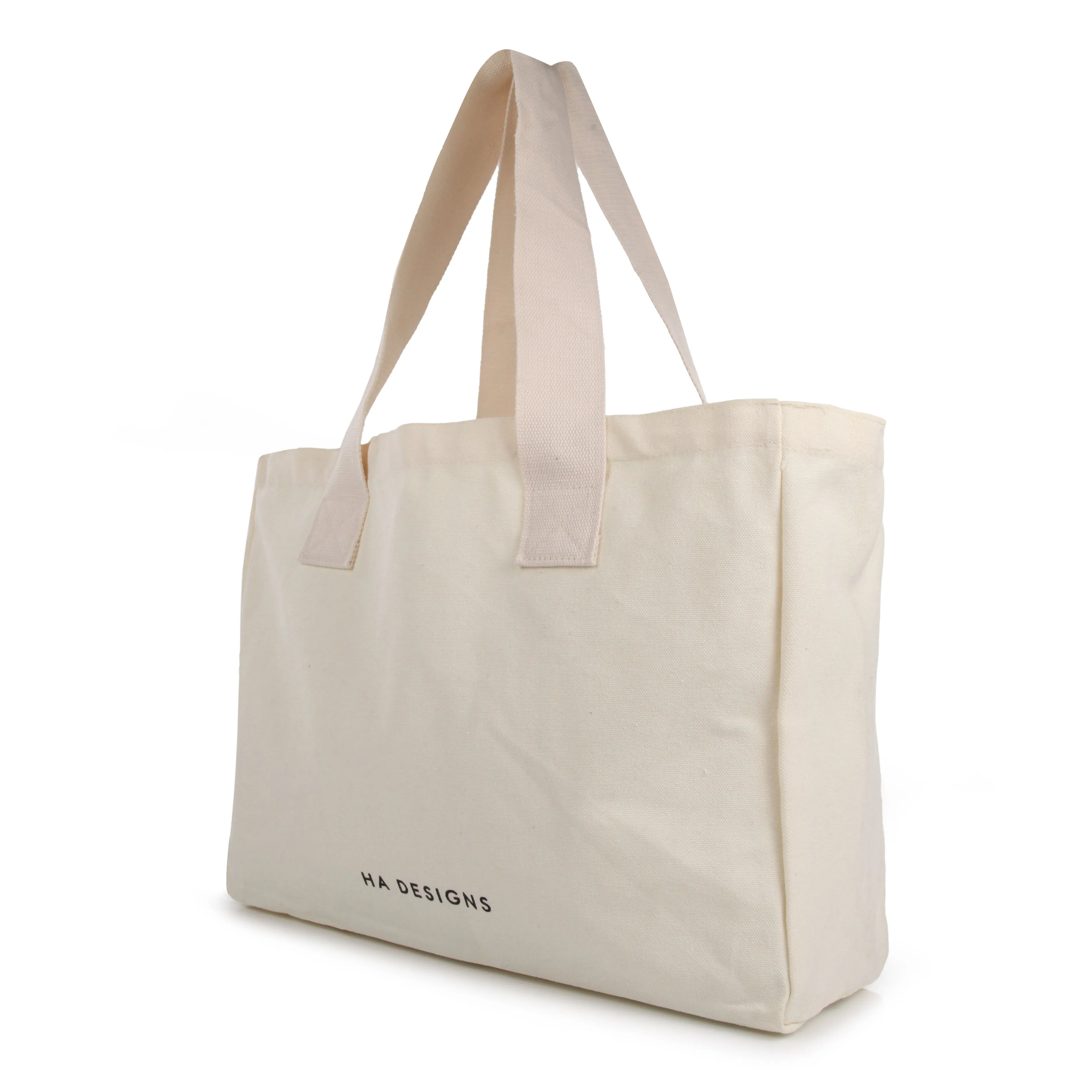 Personalised Canvas Shopper Bag - Natural