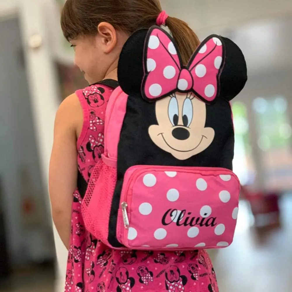 Personalized Mickey Mouse 10 Inch Mini Backpack with 3D Ears