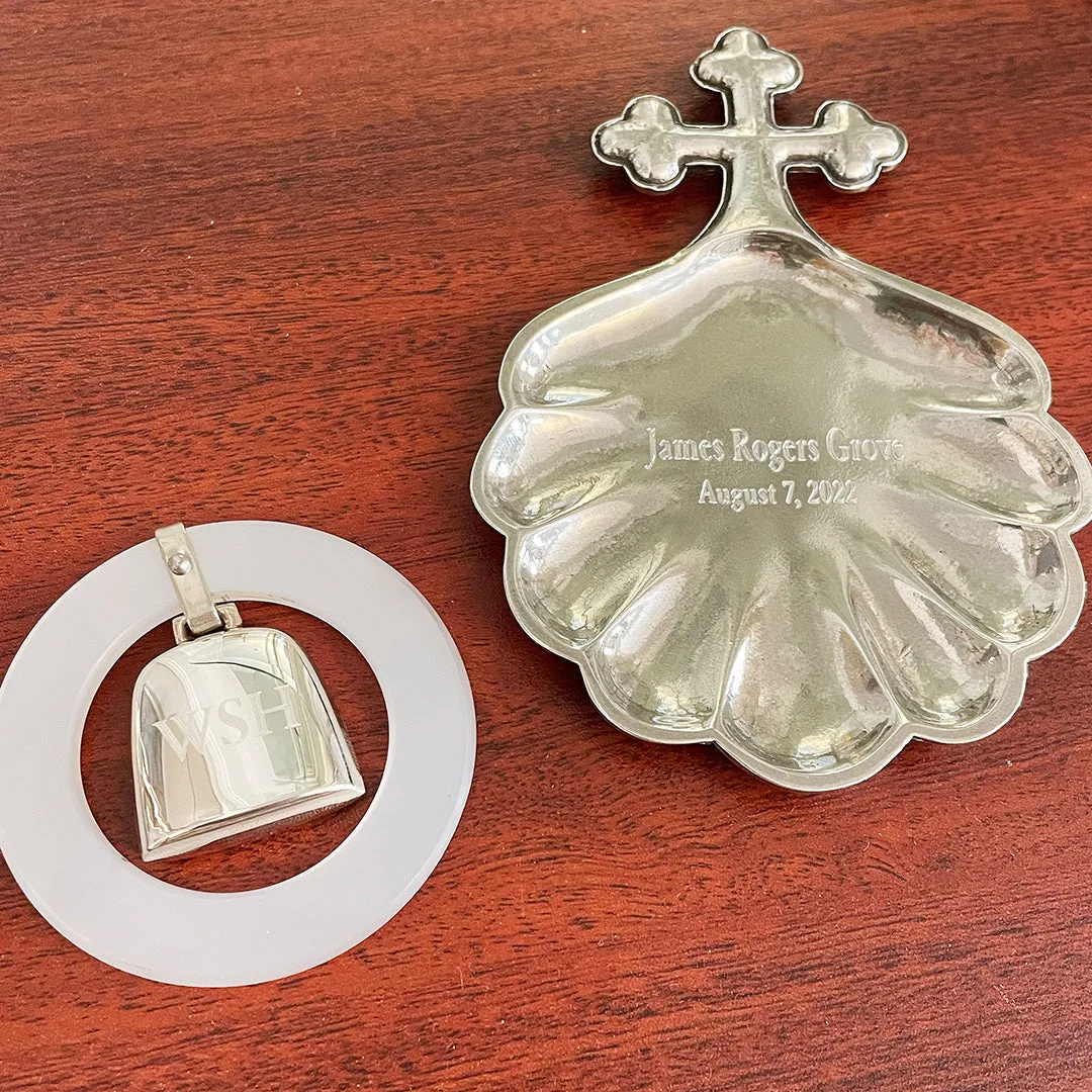 Pewter Baptismal Shell