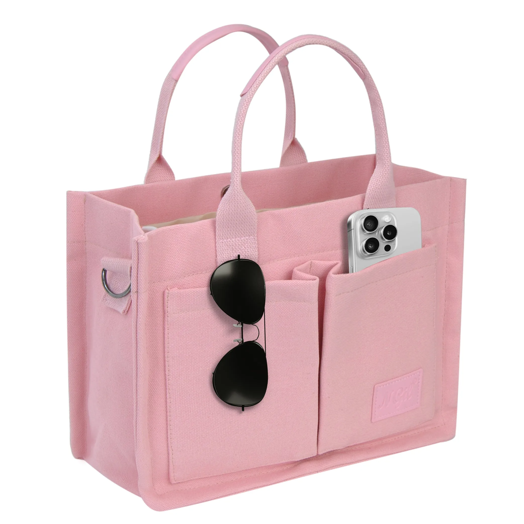 Pink NGIL Large Canvas Tote Bag