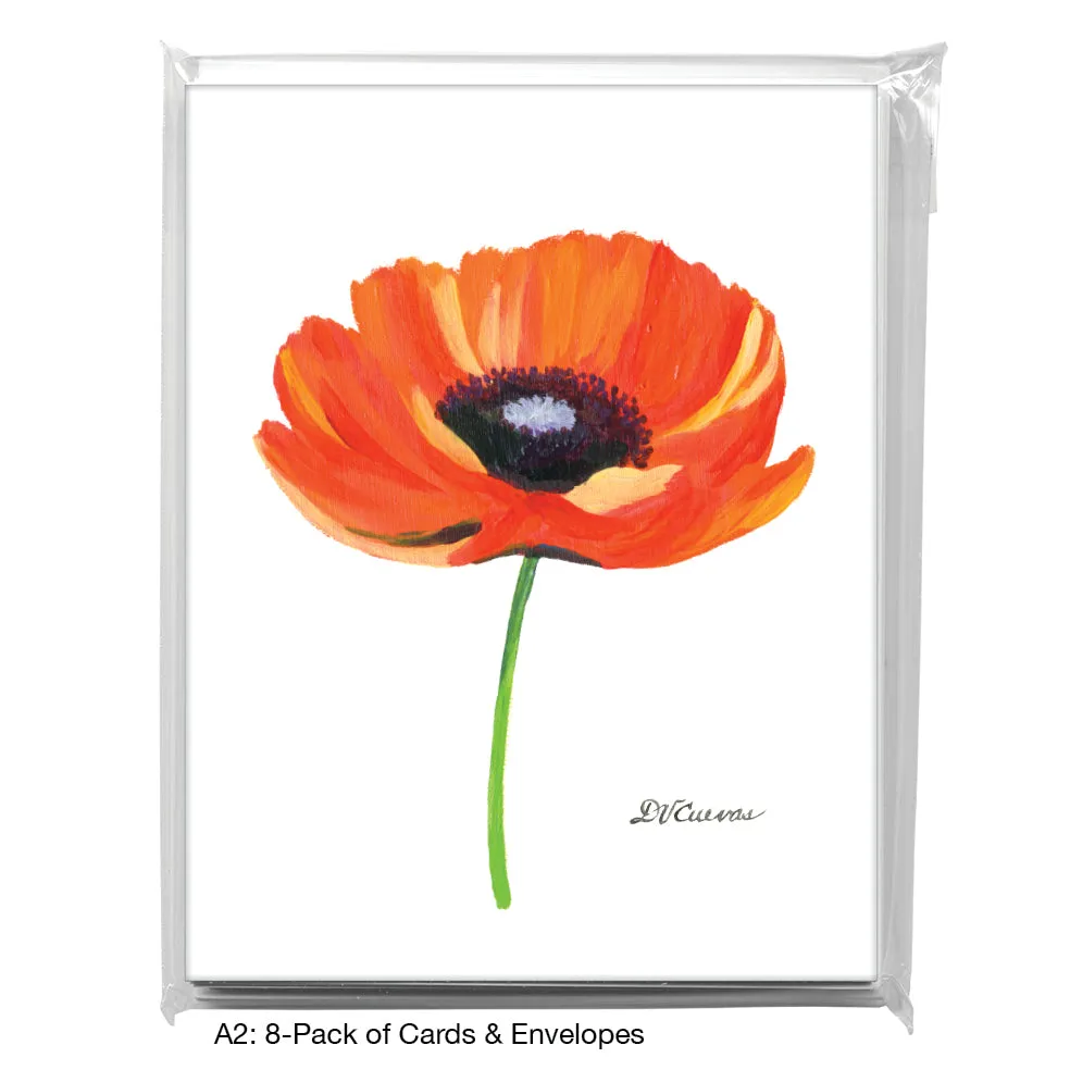 Poppy Essence, Greeting Card (7781)